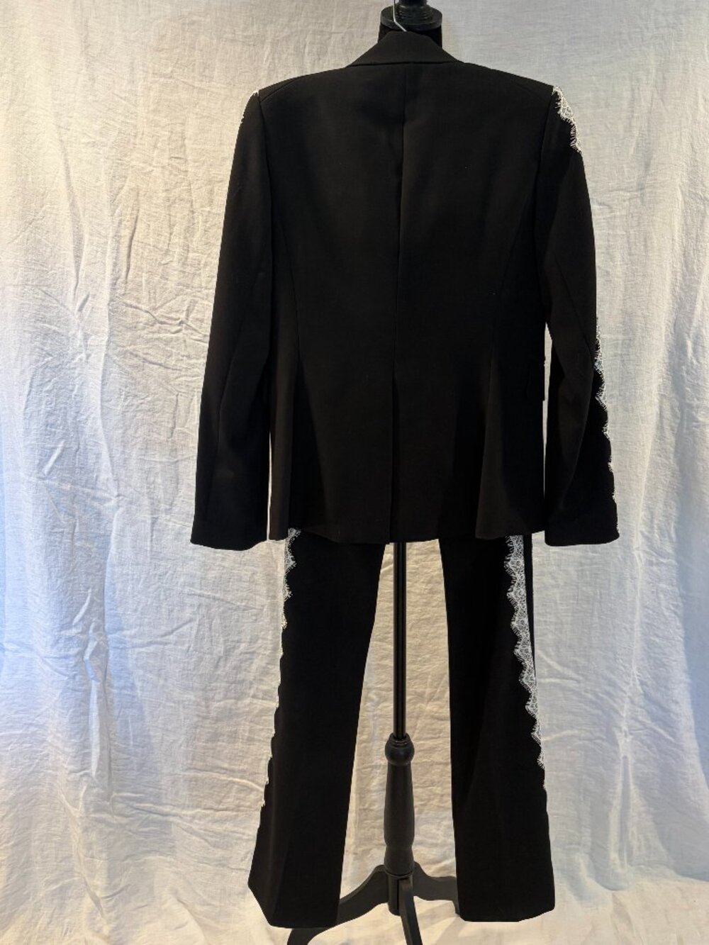 Veronica Beard Damari lace stripe blazer size 4 - Picture 2 of 8